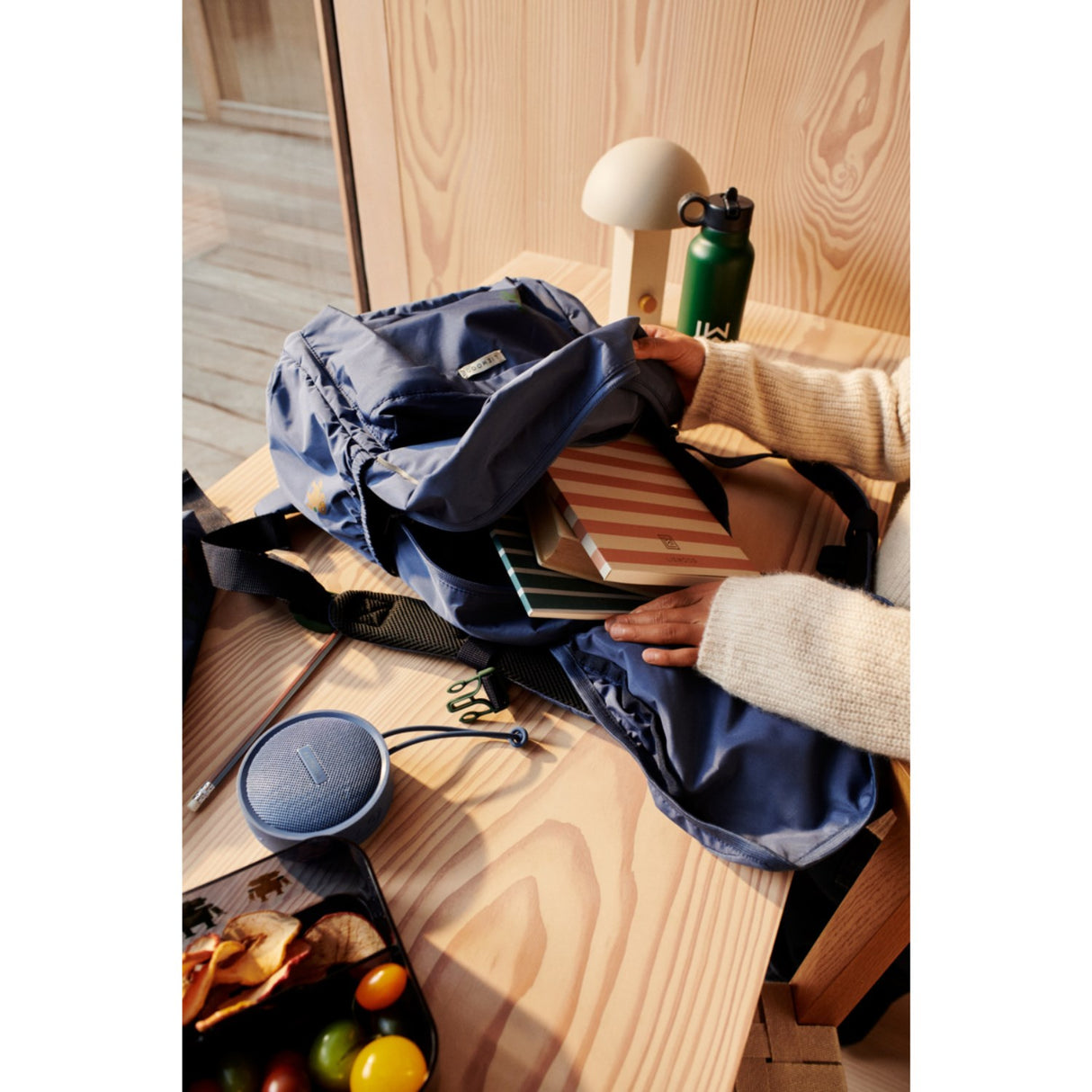 LIEWOOD Robots / Indigo Blue Christine School Skole