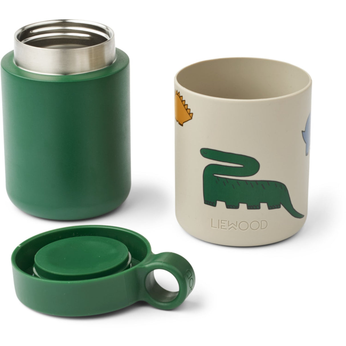 LIEWOOD Dinosaurs / Mist Kian Food Jar