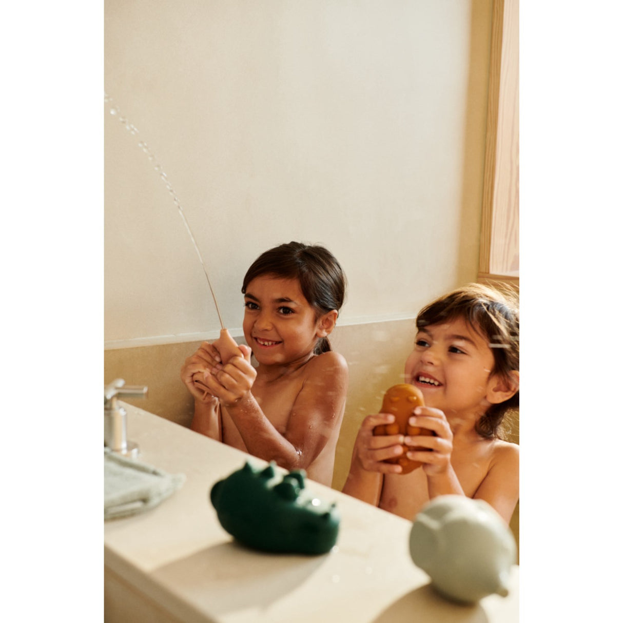 LIEWOOD Dove Blue Multi Mix Carolina Squeezy Badelegetøj 4-Pak