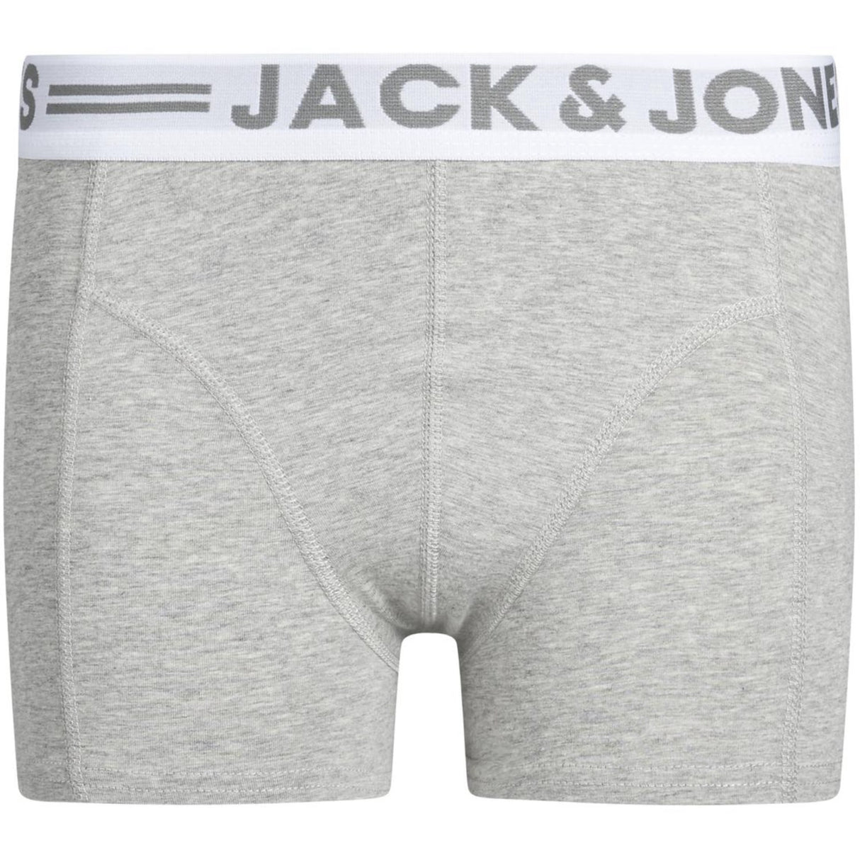 Jack & Jones Junior Light Grey Melange Sense Trunks 3-Pack Noos