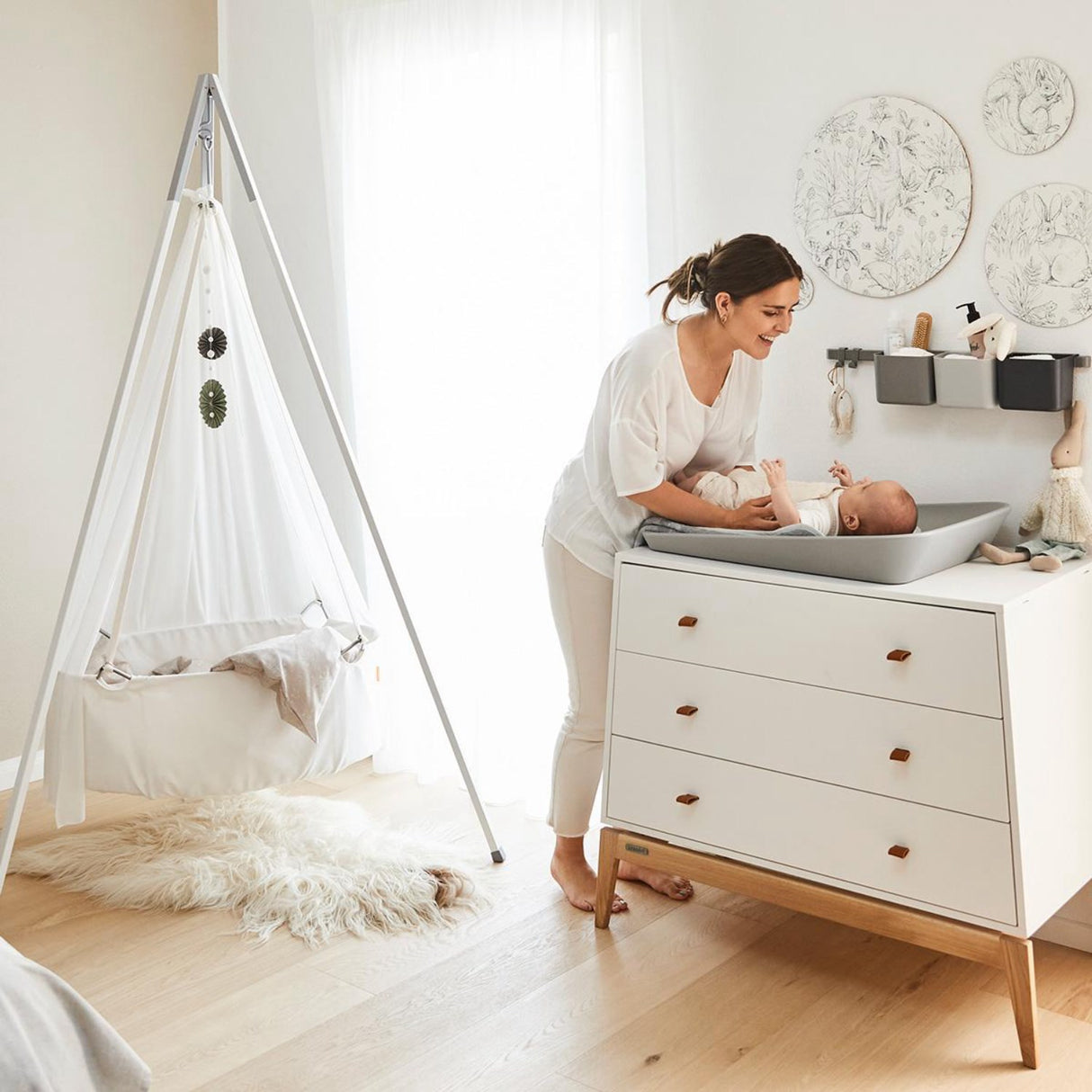 Leander Matty Puslepude Pearl Grey