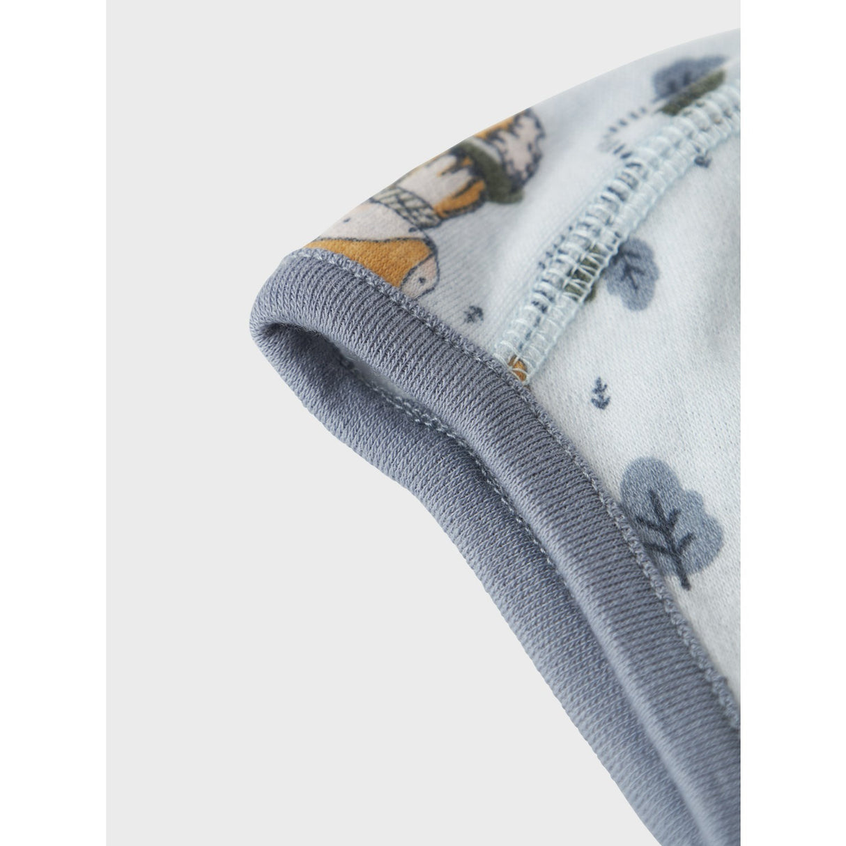 Name It Gray Dawn AOP Willit Uld Babyhjelm