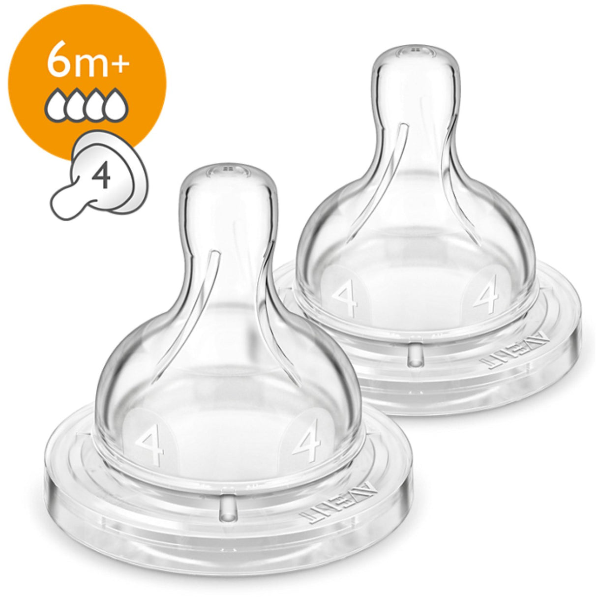 Philips Avent Sutteflaskehoveder Anti-kolik 6 mdr 2-pak