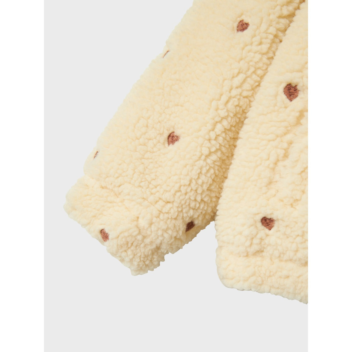 Lil'Atelier Sandshell Nalo Sherpa Loose Jakke