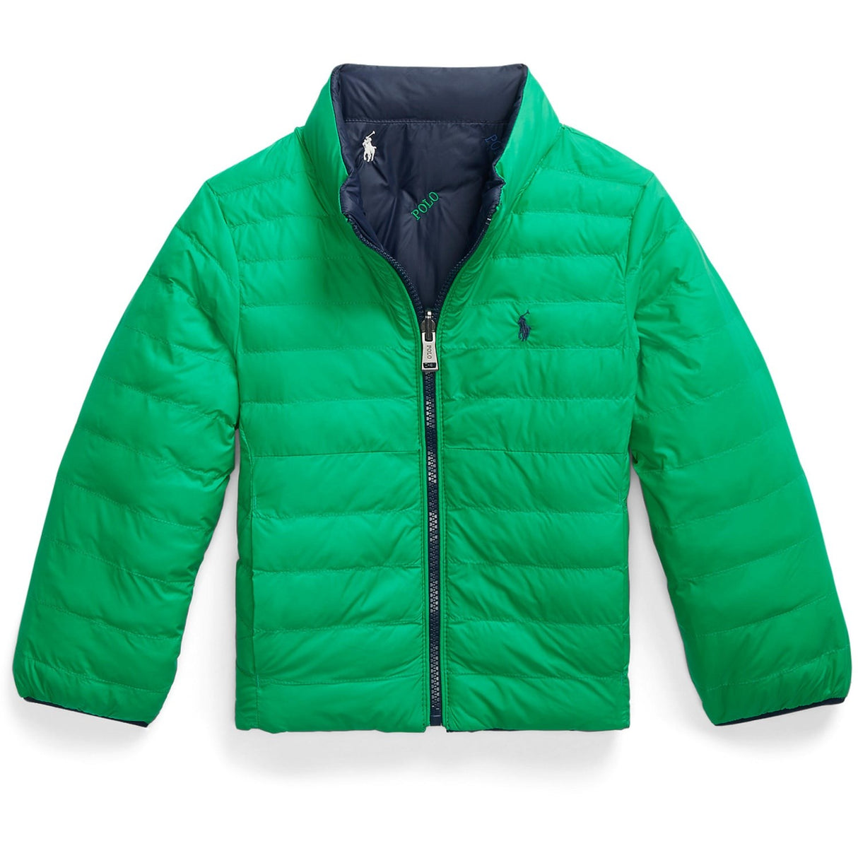 Polo Ralph Lauren Newport Navy/Stafford Green Rev Tera Aoe Bomber Jakke