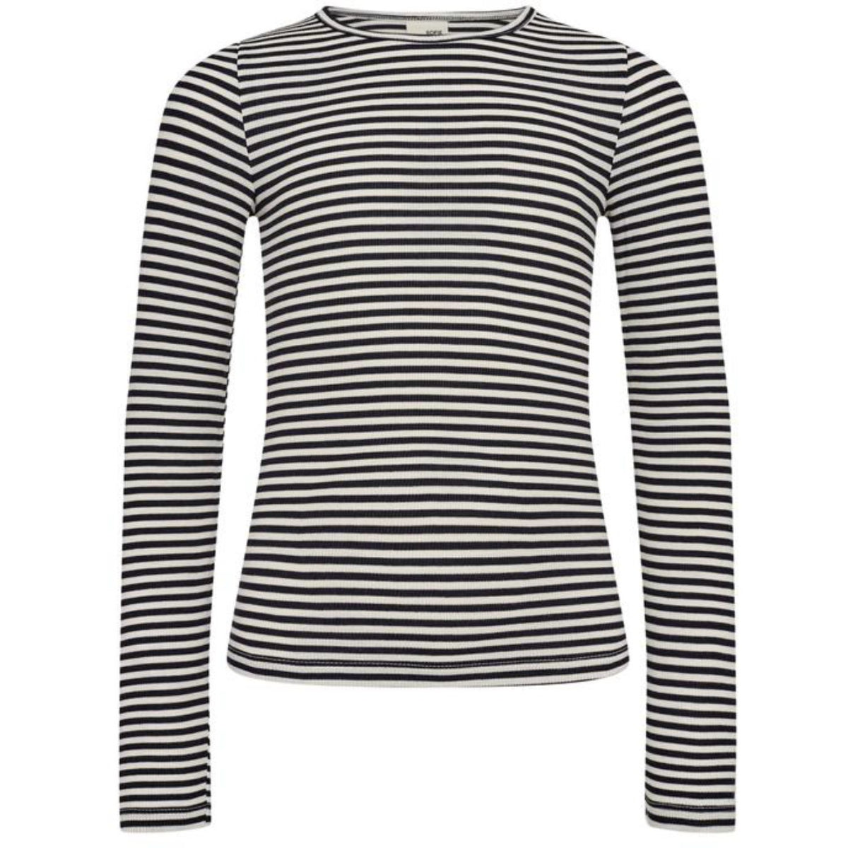 SOFIE SCHNOOR Lilyan Striped Slim Fit Shirt Off White