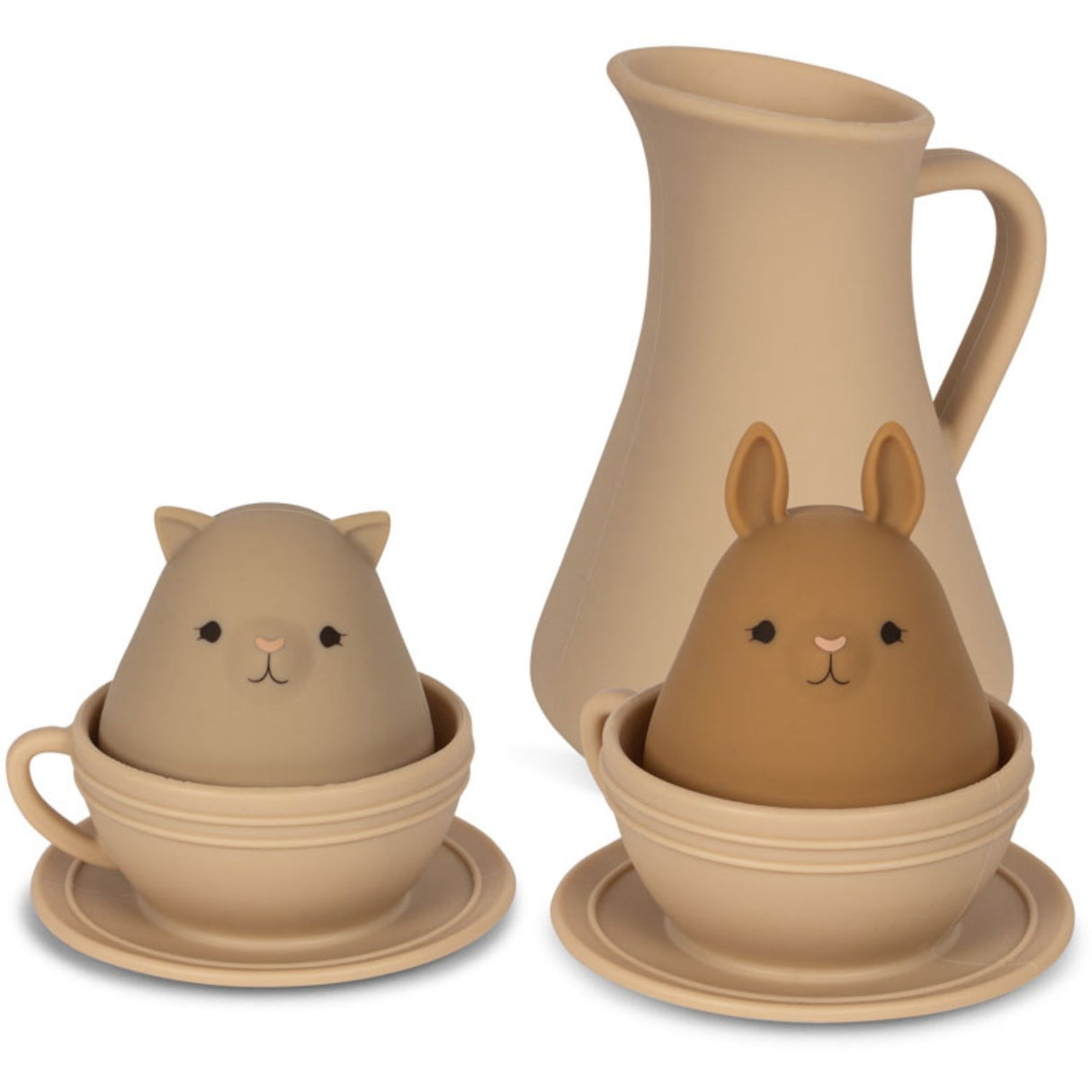 Konges Sløjd Warm Clay Mix Silicone Badelegetøj Sæt med Kopper