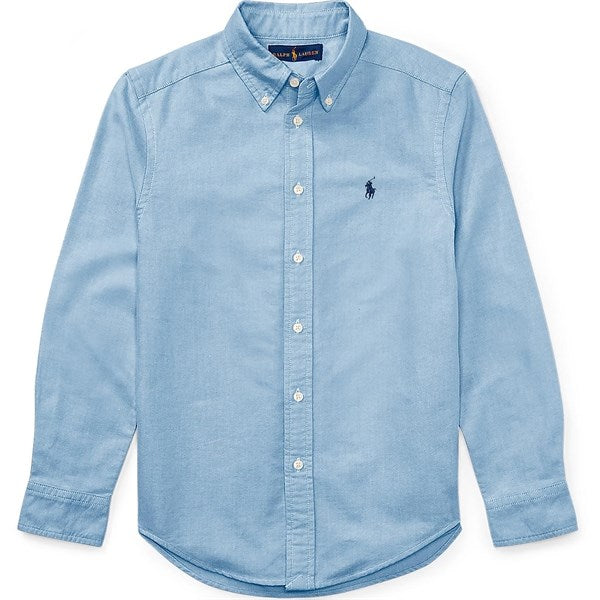 Polo Ralph Lauren Boy Long Sleeved Shirt Blue