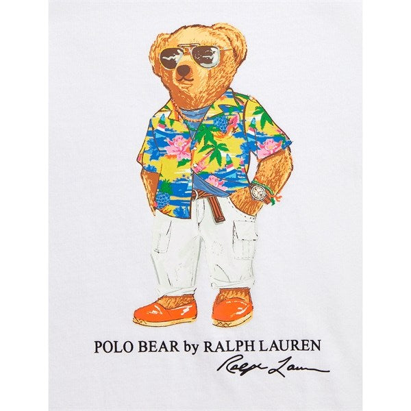 Polo Ralph Lauren Boy T-Shirt Bear White 2