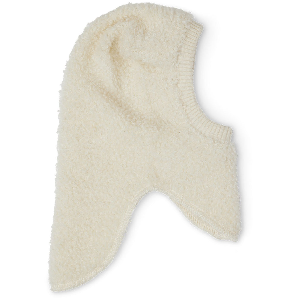 Smallstuff Off White Elefanthue Bouclé Merino Uld