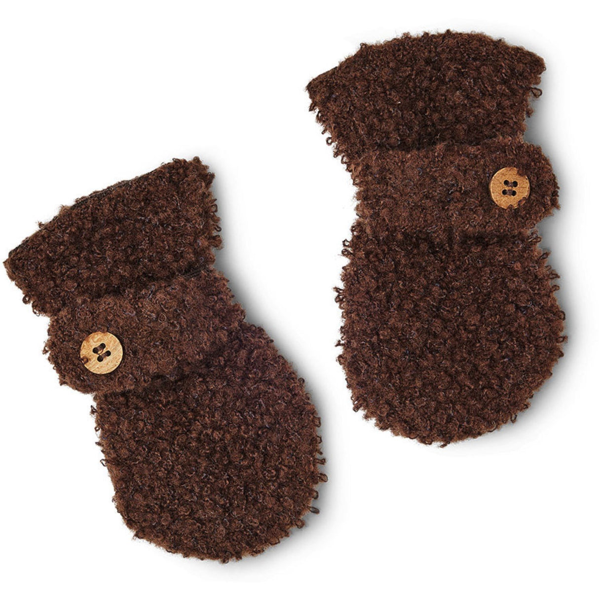Smallstuff Brown Luffer Bouclé Merino Uld