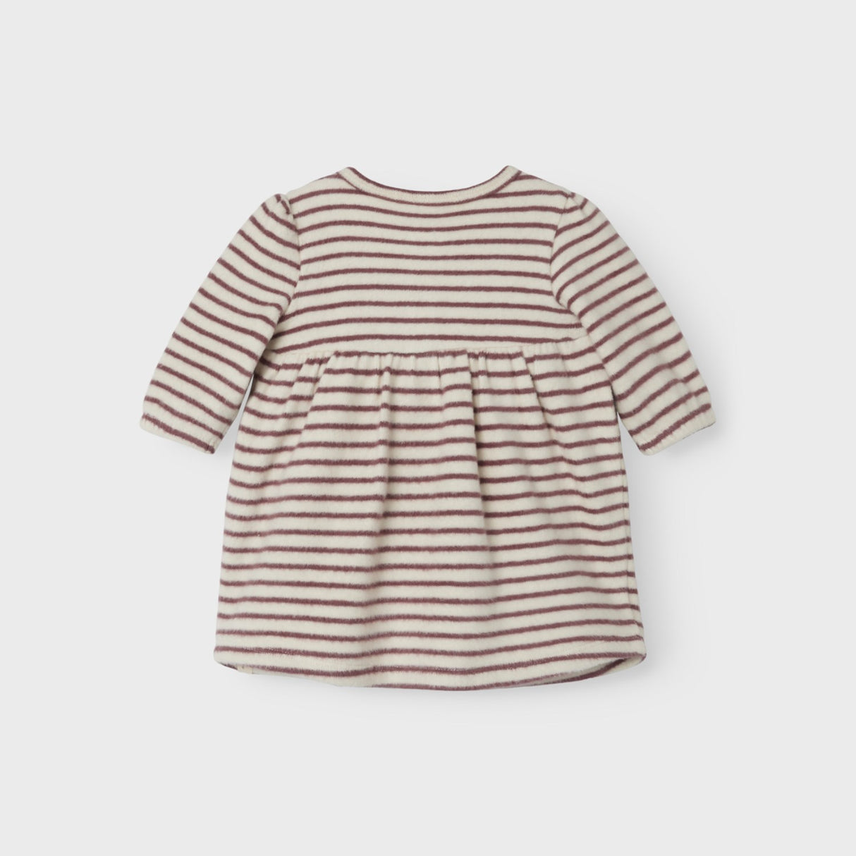 Lil'Atelier Birch Rosebrown Thoro Body Kjole Stripe