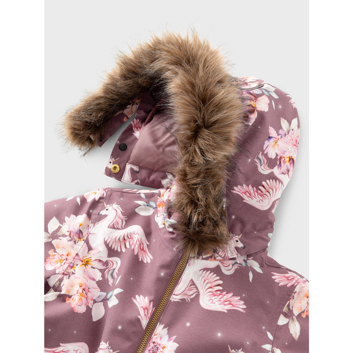Name It Grape Shake Unicorn Snow10 Flyverdragt AOP Fo Noos