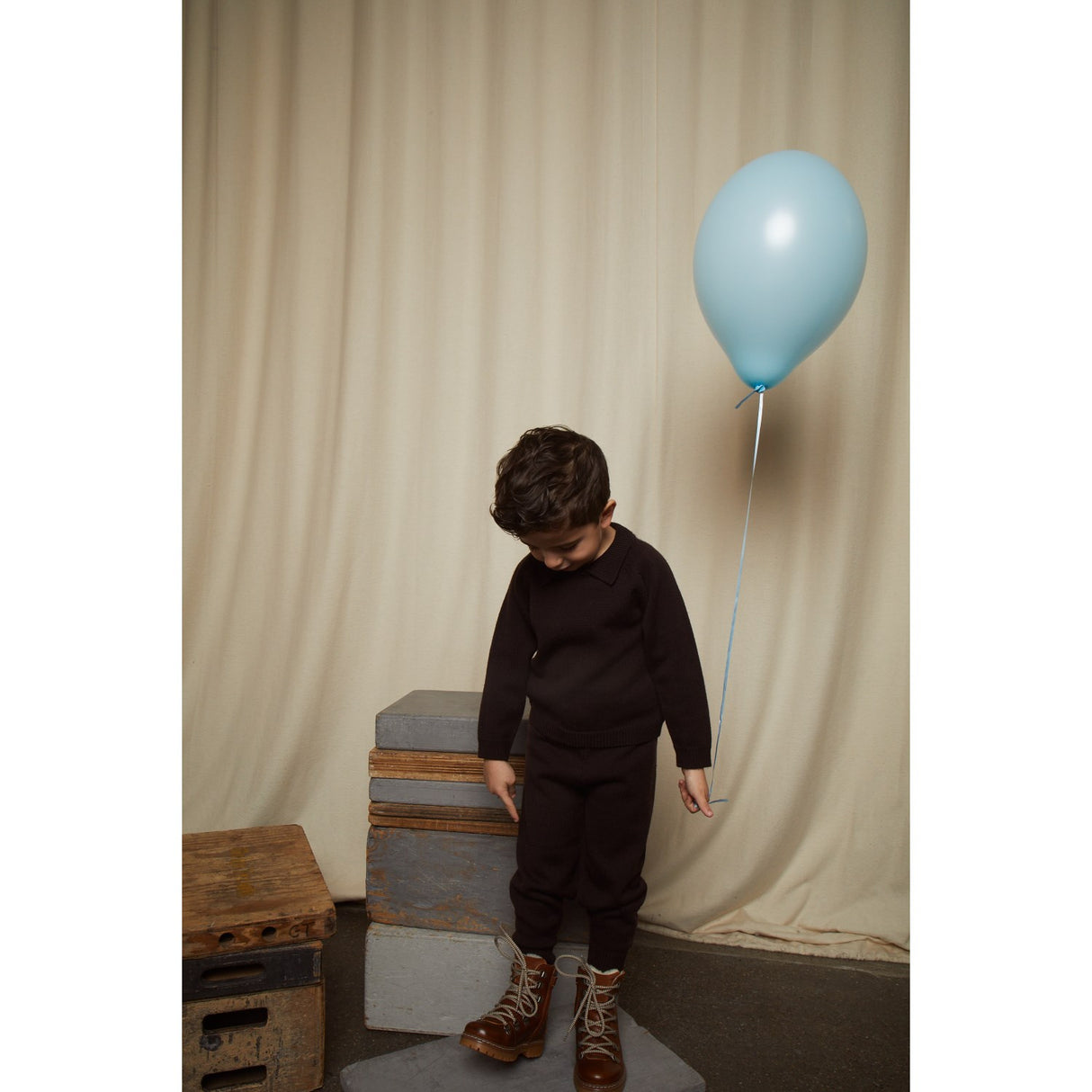 COPENHAGEN COLORS Dk Brun Merino Cozy Bukser