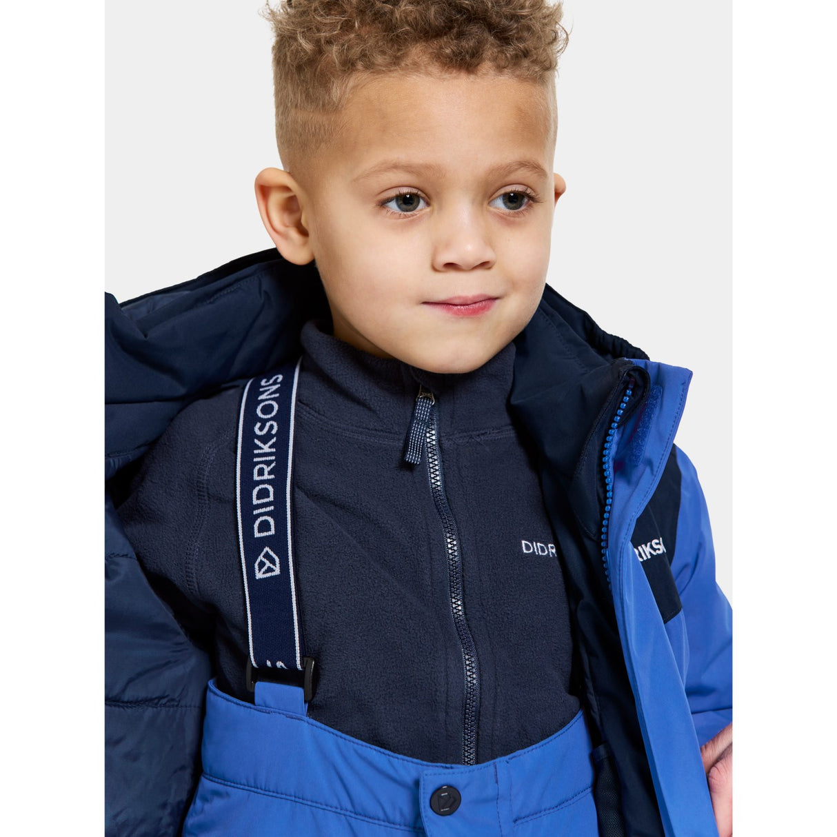 Didriksons Caribbean Blue Skare Kids Sæt