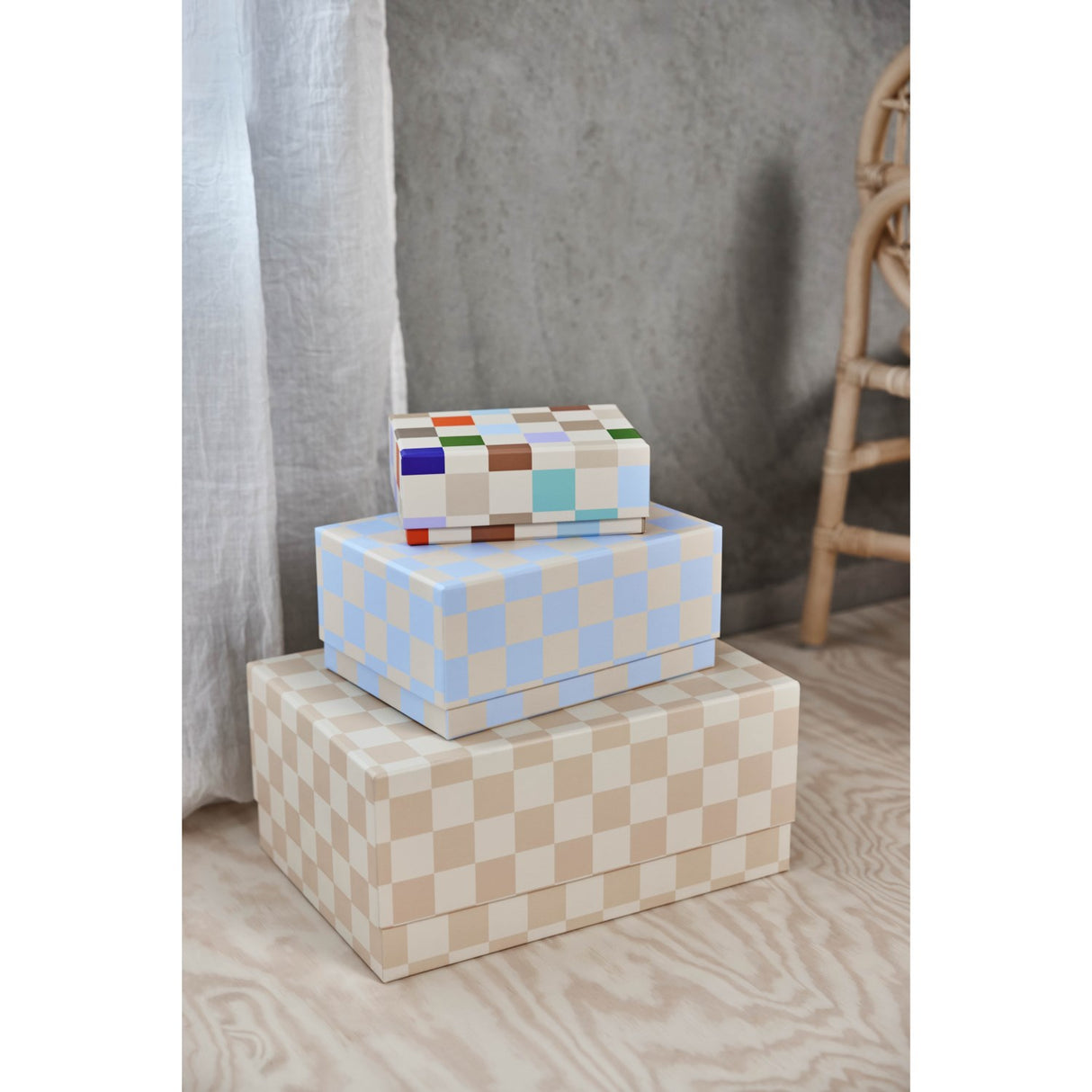 OYOY Multi Mana Opbevaringsboks Mix 3-pak