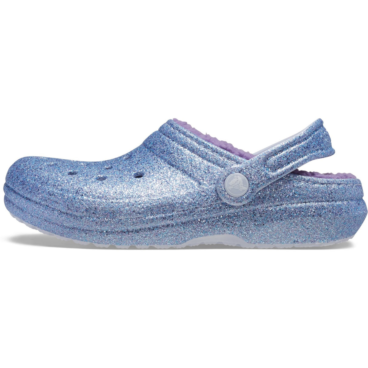 Crocs Frosted Glitter Classic Lined Glitter Clog