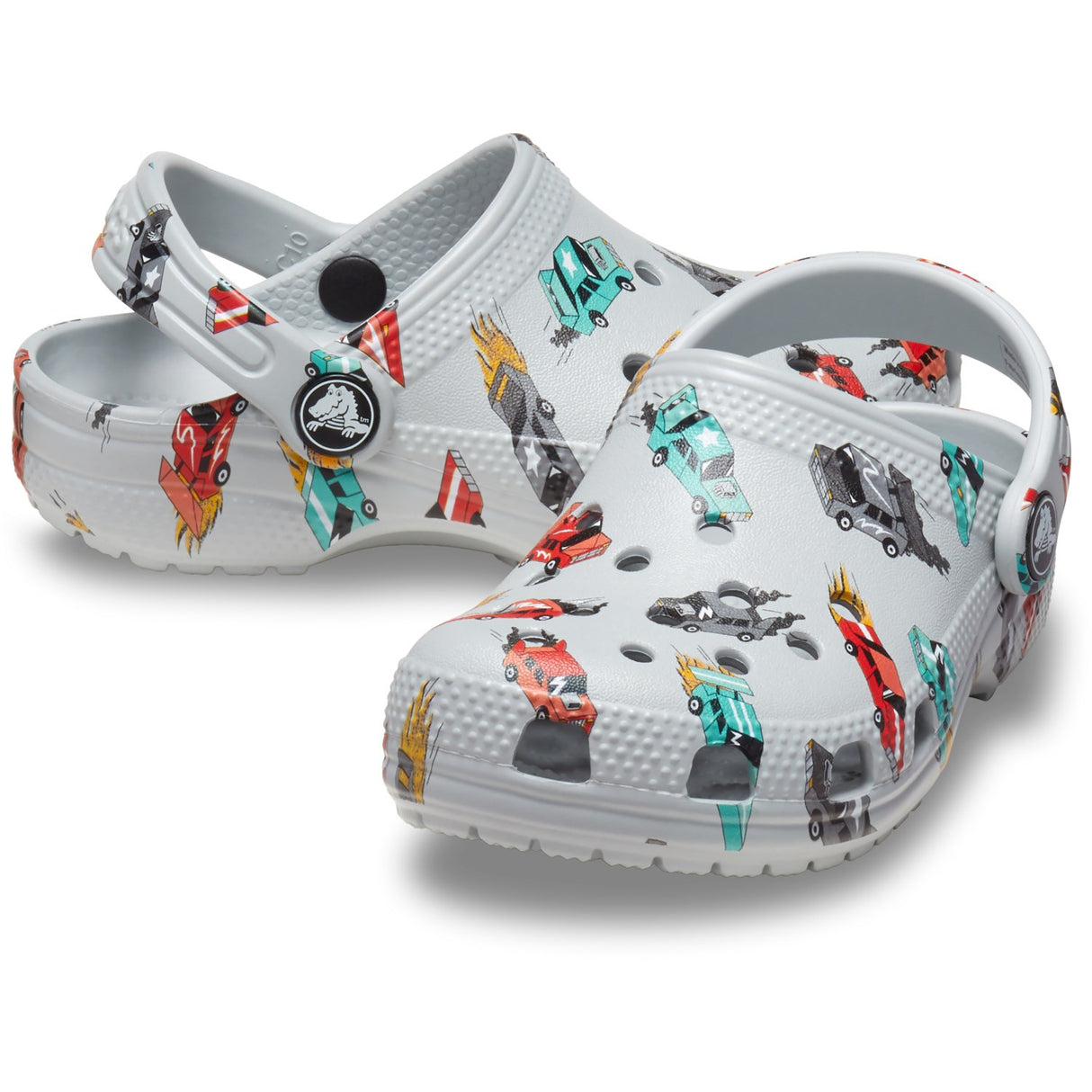 Crocs Mirage/Multi Classic Race Cars Graphic Clog
