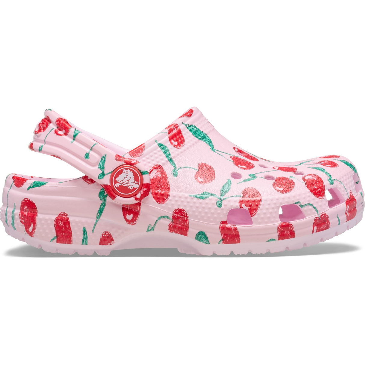 Crocs Pink Milk Classic Fresh Fruits Clog