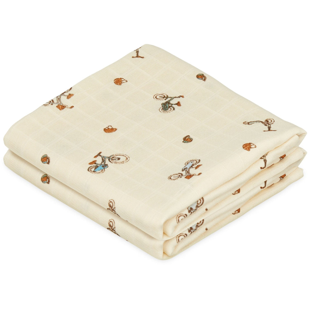 Cam Cam Copenhagen Bicycles Stofbleer Printed 2-Pak