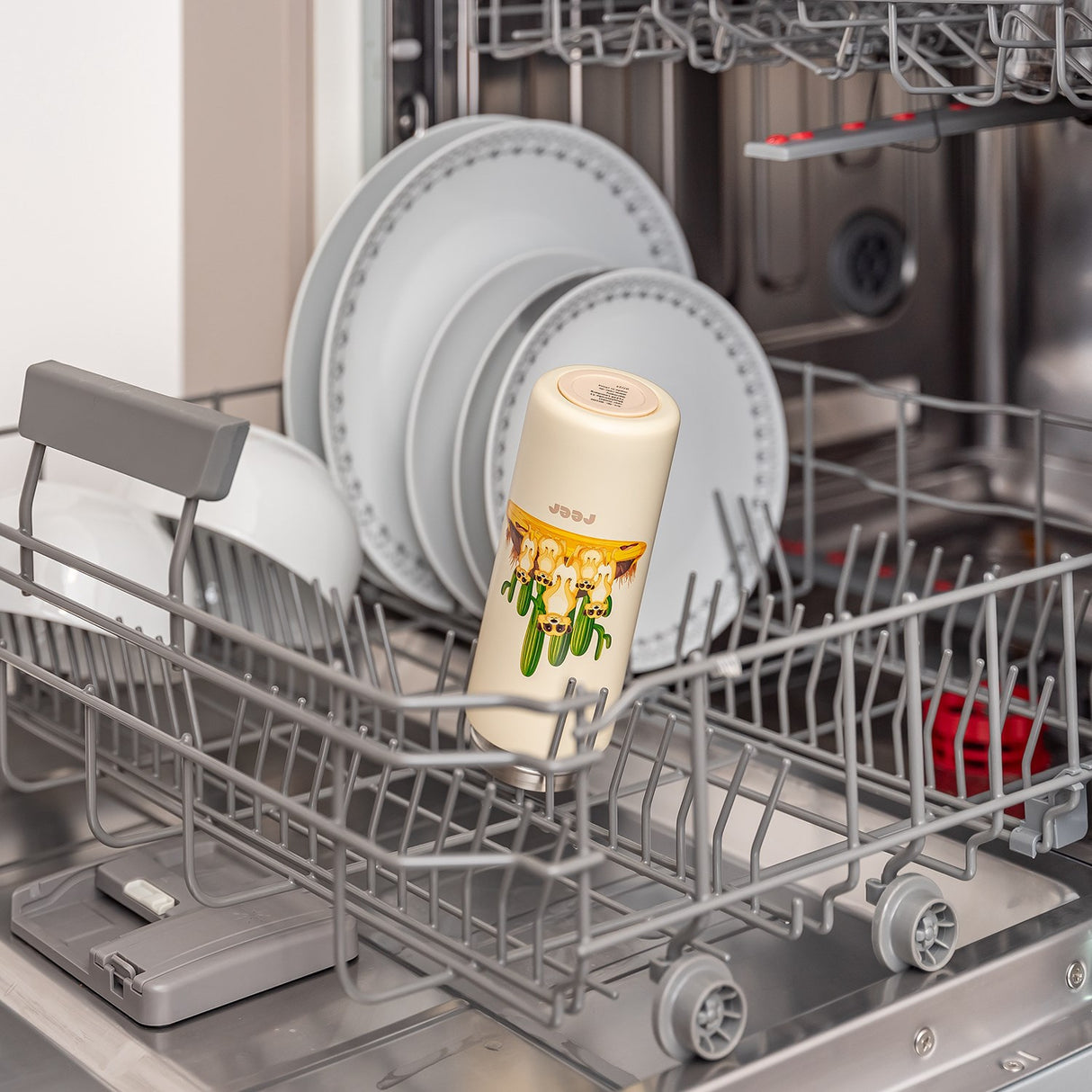 REER Drikkedunk m. sugerør - Creme