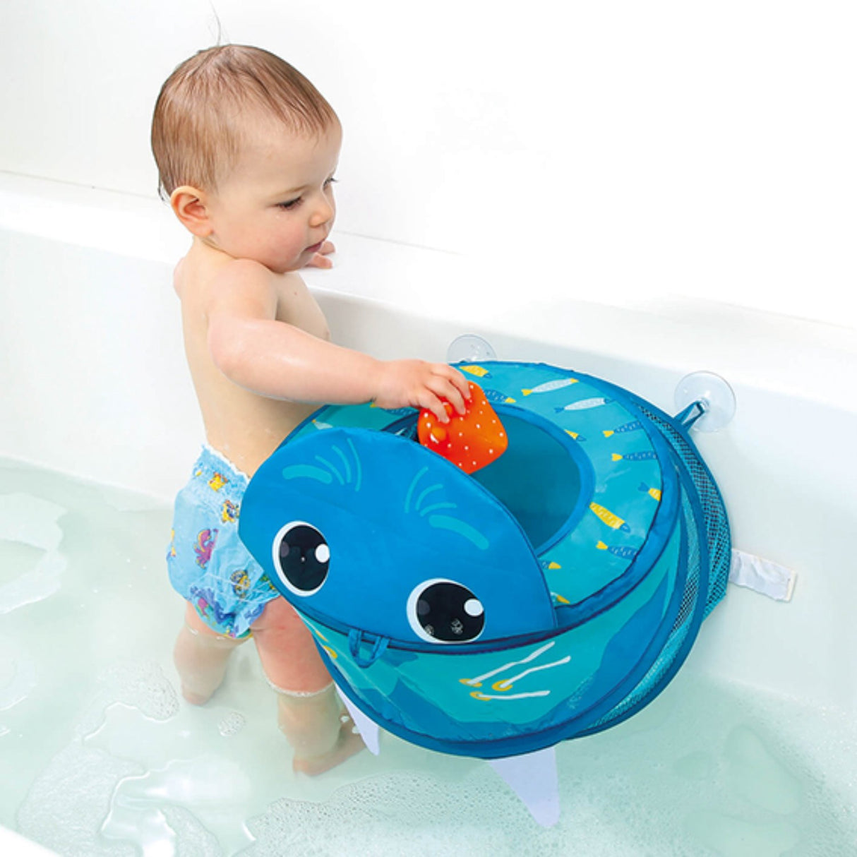 LUDI® Opbevaringsnet til badet - Hvalros