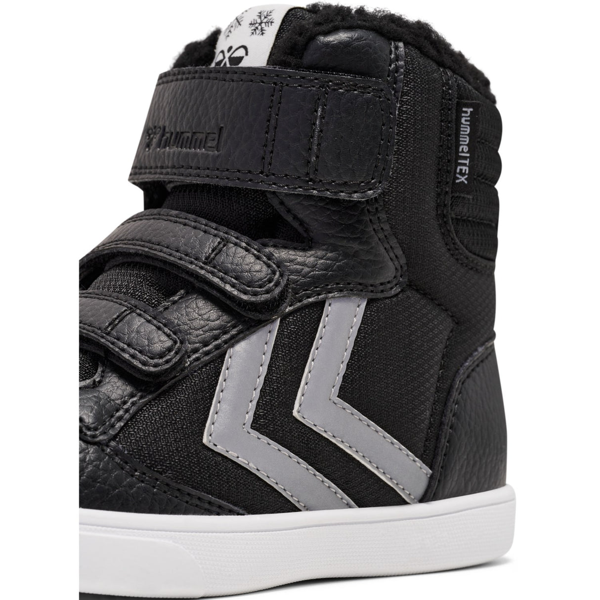Hummel Black/Grey Stadil Super Poly Vinterstøler Mid Tex Jr