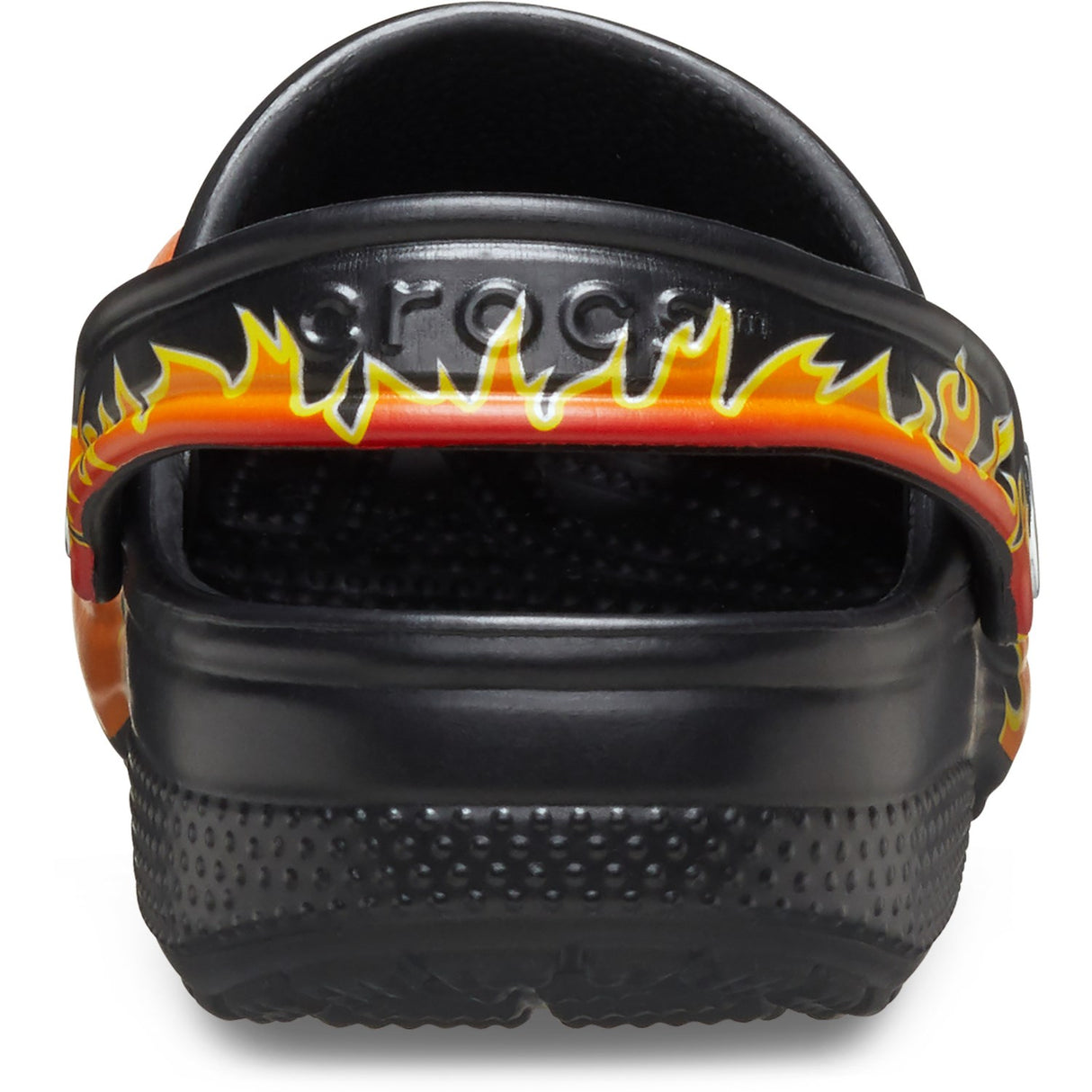 Crocs Black/Multi Classic Flames Clog