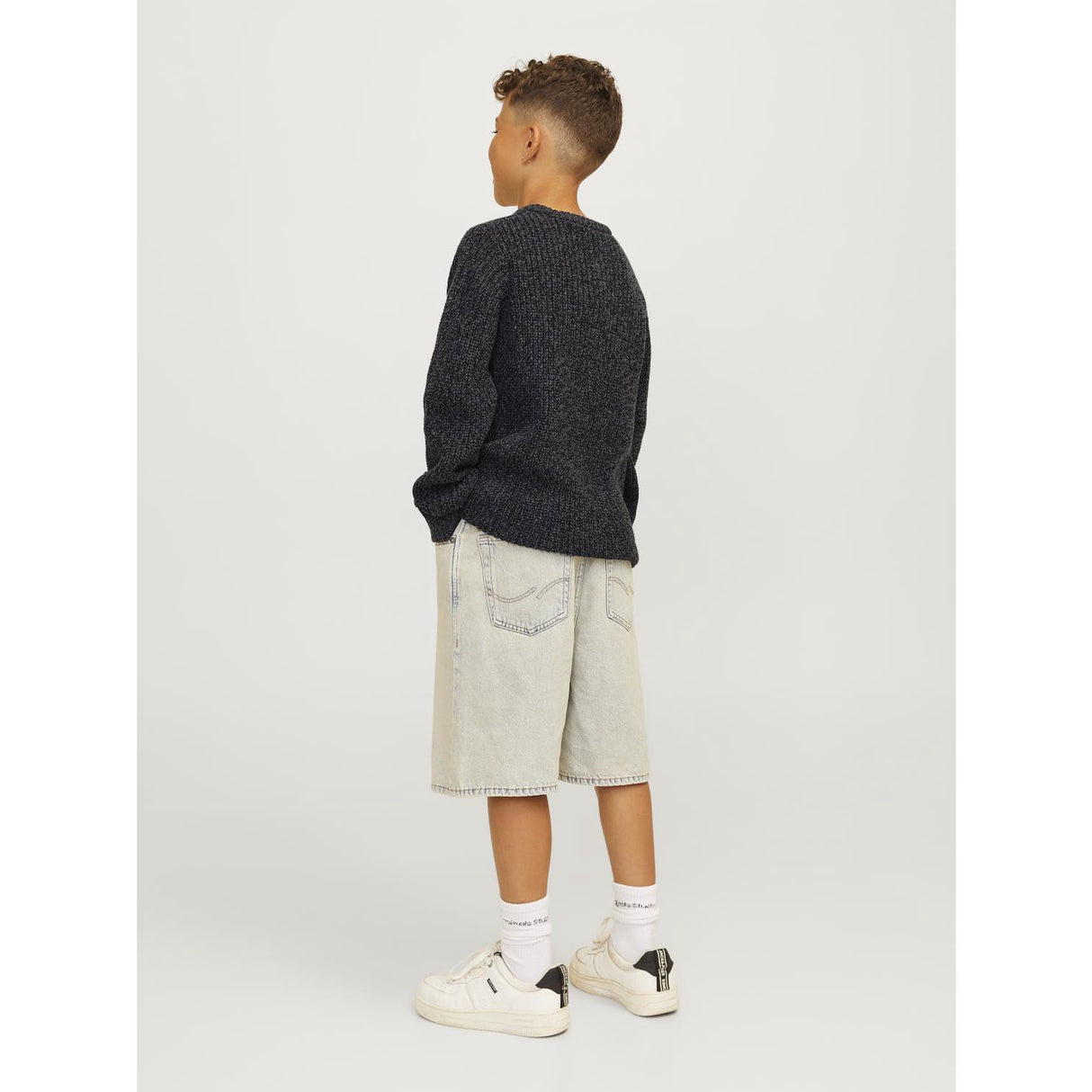 Jack & Jones Junior Asphalt Jones Knit Crew Neck Bluse