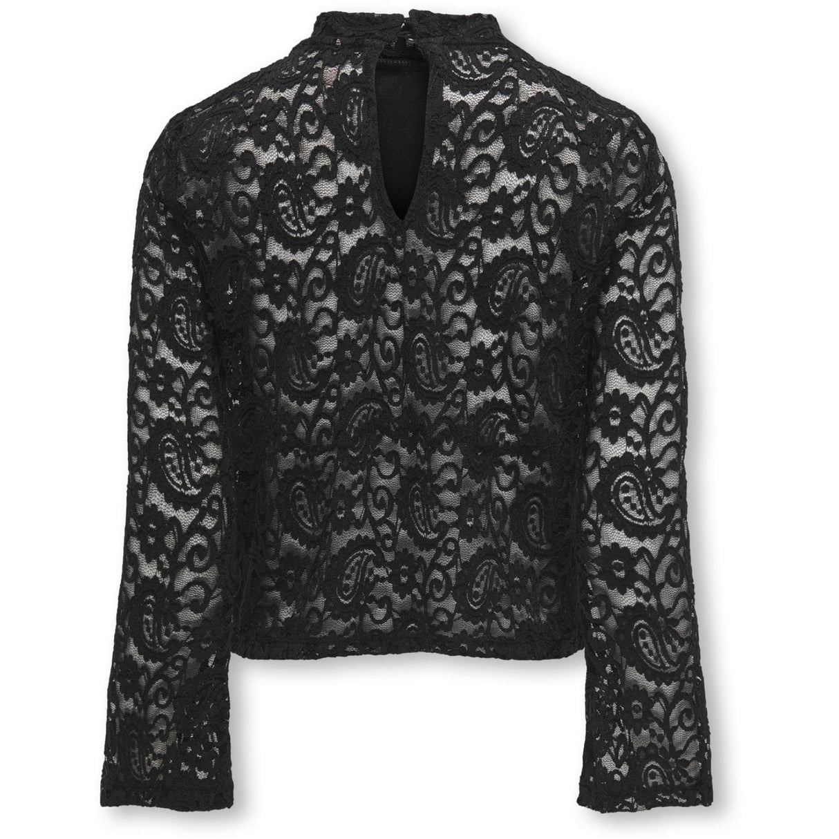 kids ONLY Black Milly Flared Sleeve Lace Bluse