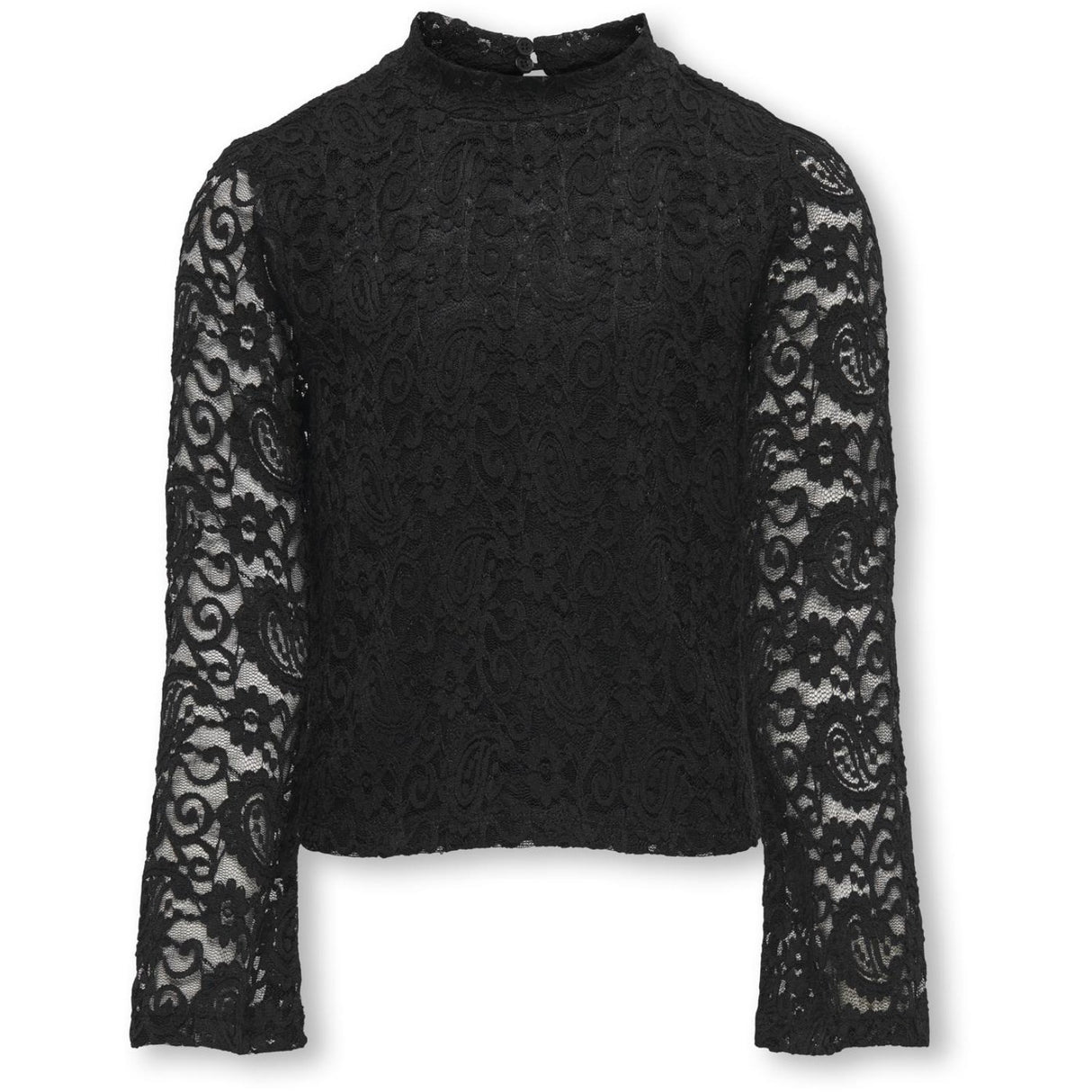 kids ONLY Black Milly Flared Sleeve Lace Bluse