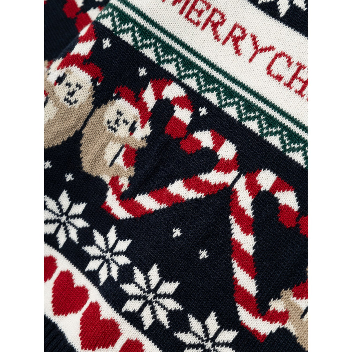 Name It Dark Sapphire Rille Strik Bluse