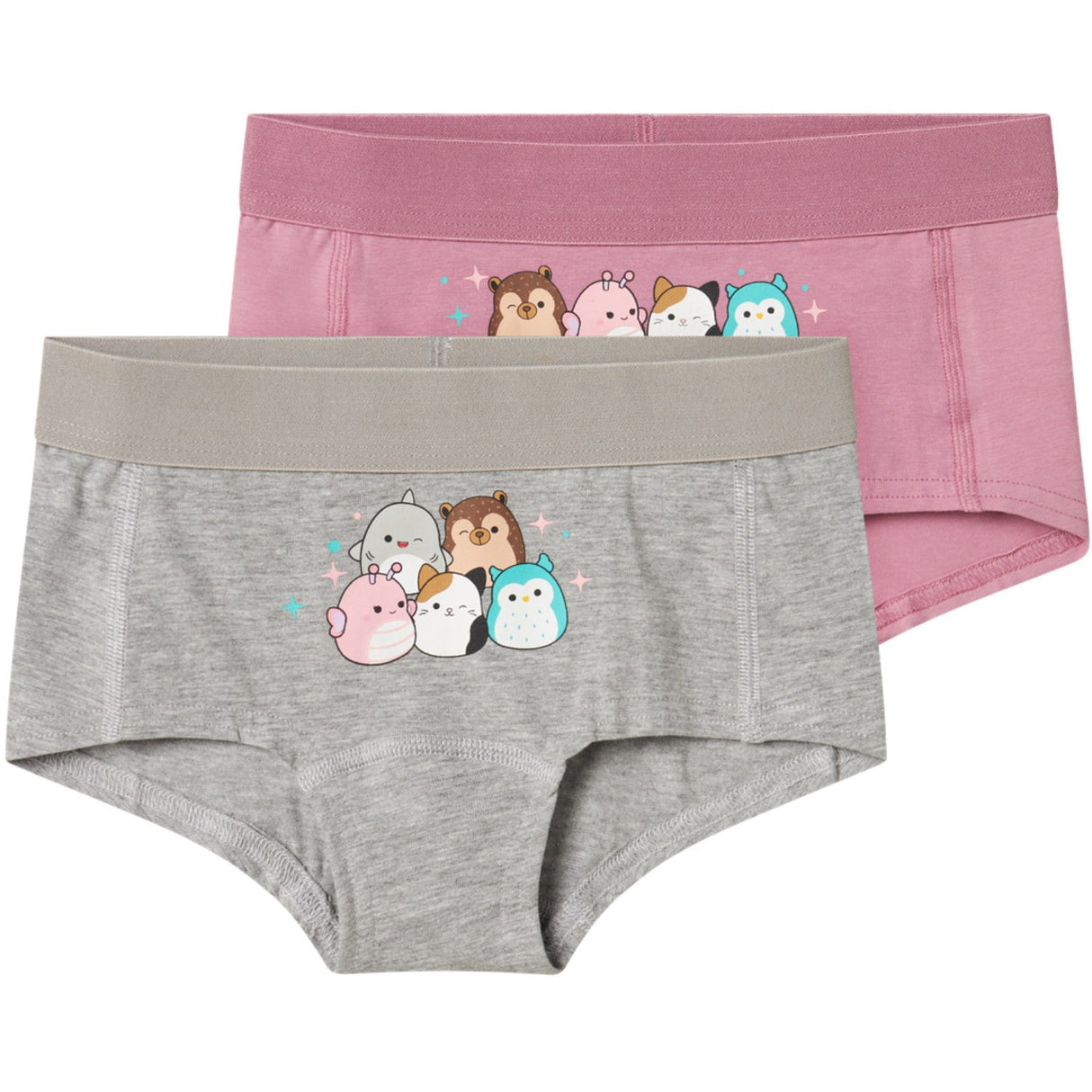 Name It Grey Melange Odessa Squishmallows 2-pak Hipster