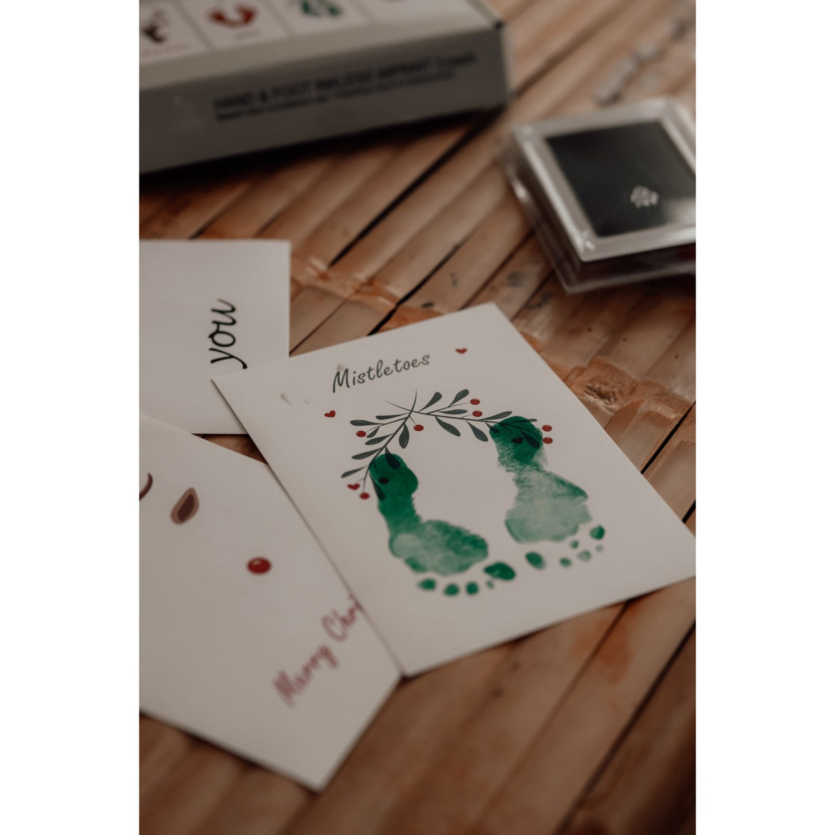 Vanilla COPENHAGEN Hånd og Fodaftryk - Stempelsæt - Jul