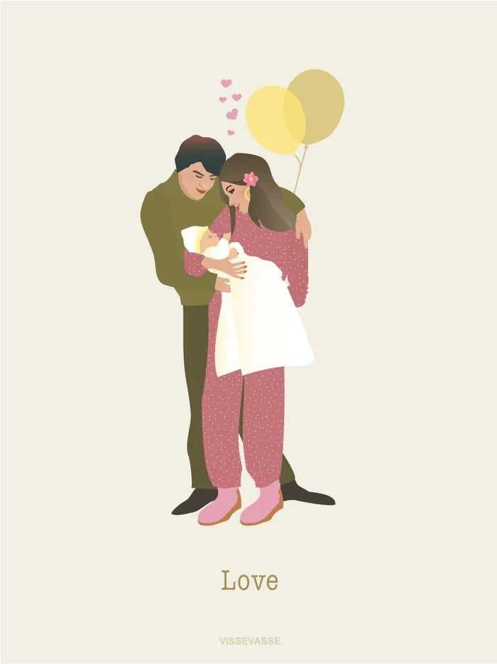 ViSSEVASSE LOVE new baby - Kort