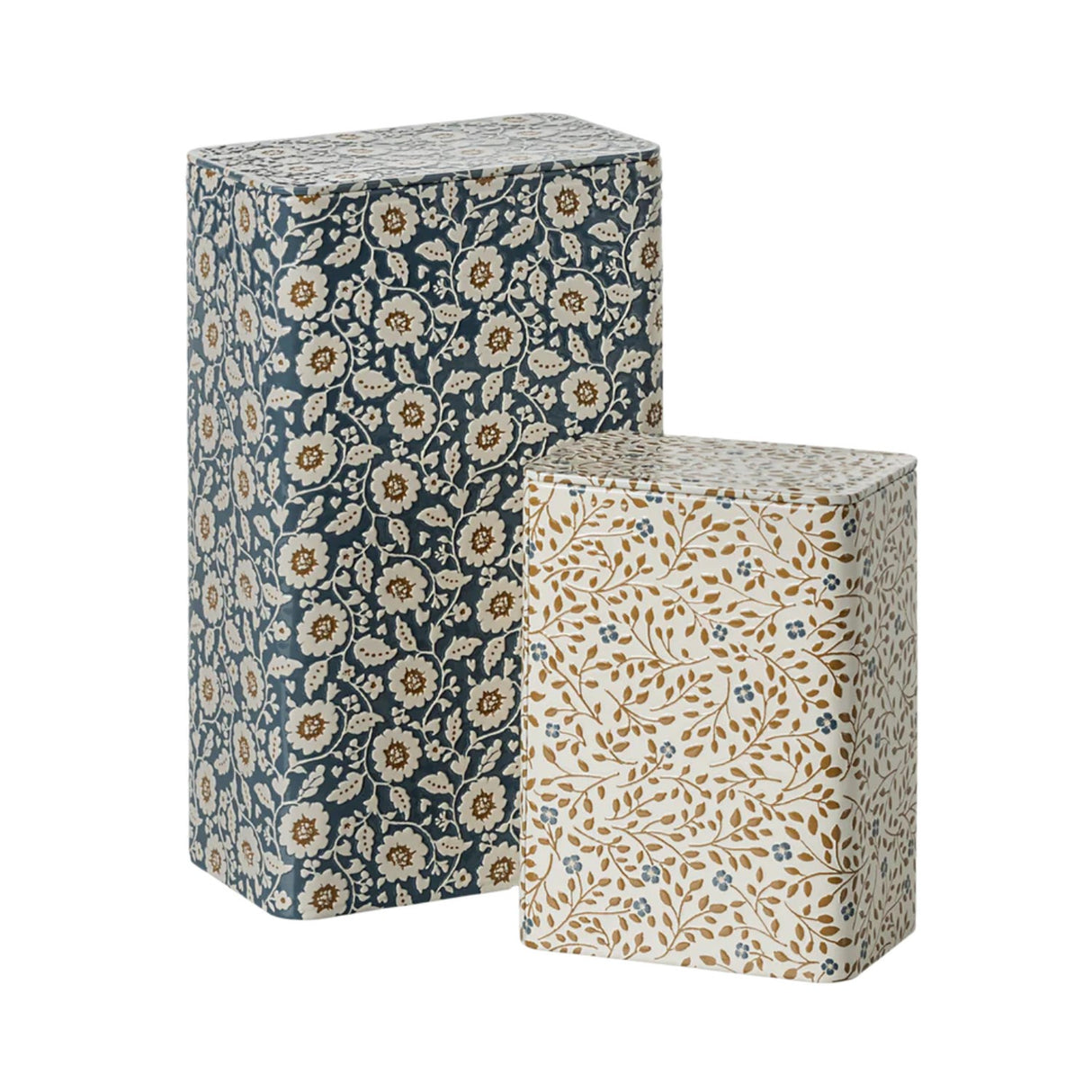 Maileg Metal æske, Blomster - 2 stk sæt