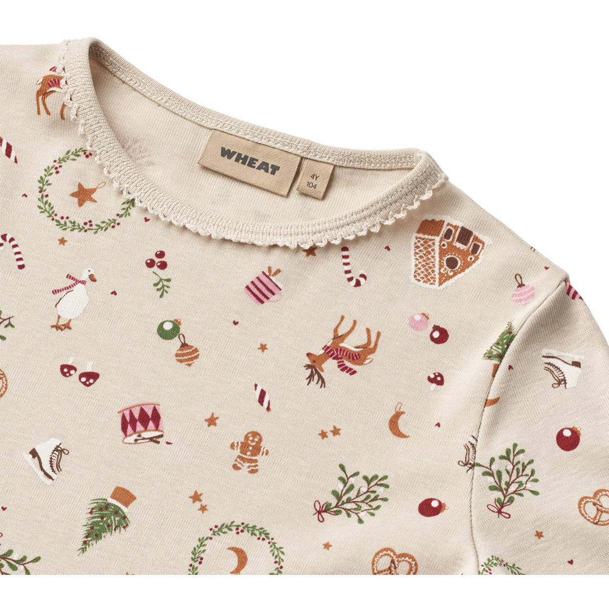 Wheat Offwhite Holiday Natsæt Picoting Mila