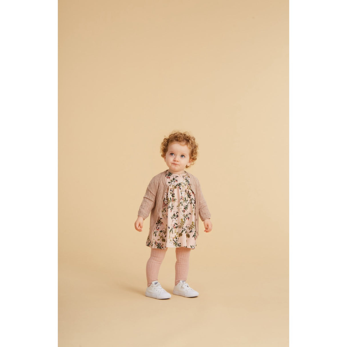 Molo Oatmeal Melange Georgette Cardigan