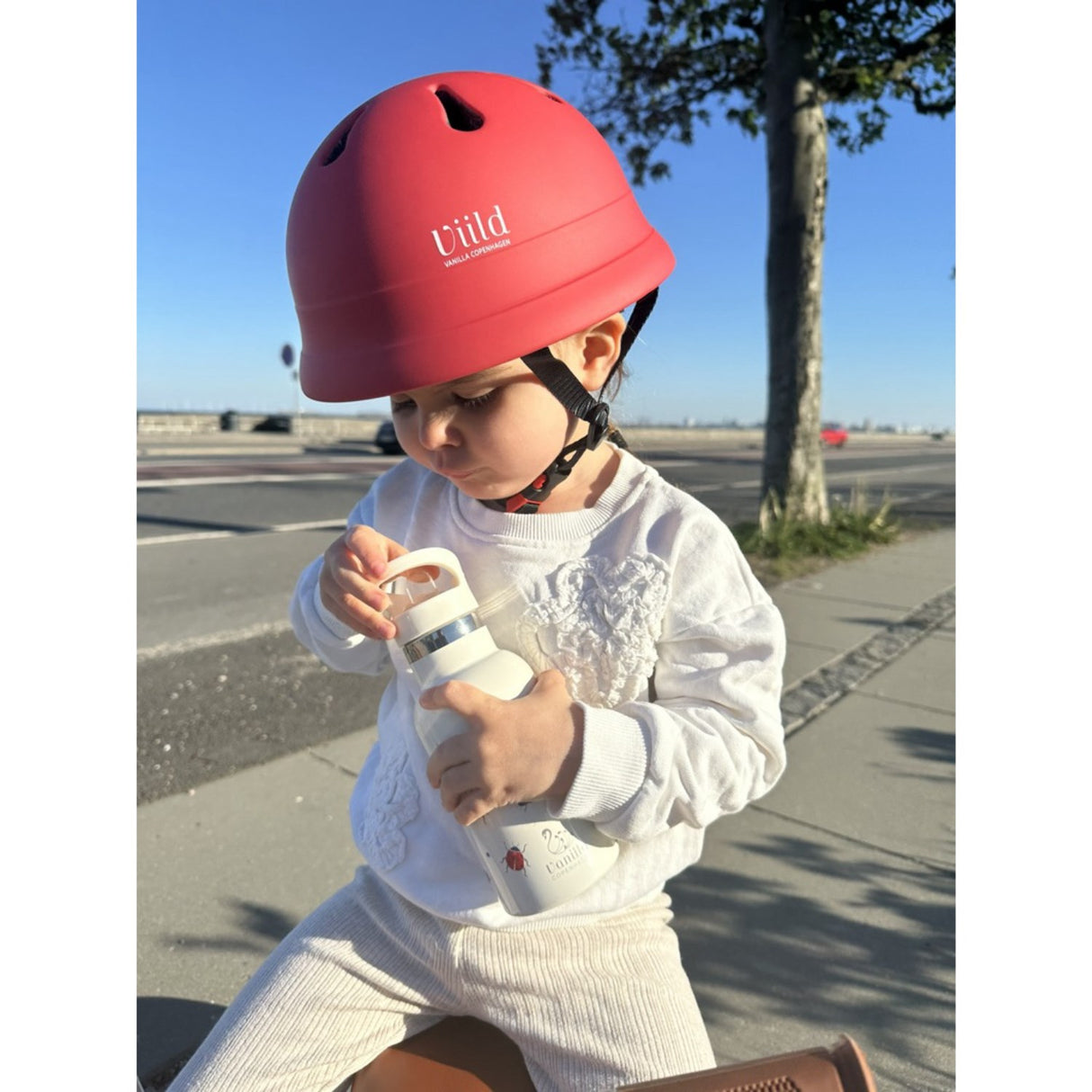 Vanilla COPENHAGEN Berry Red Cykelhjelm