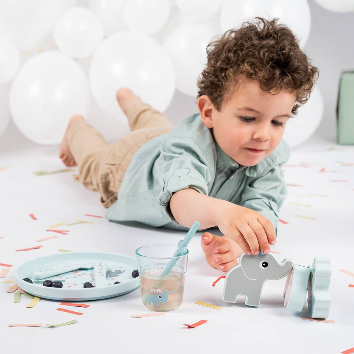 DonebyDeer Blå Foodie Spisessæt Celebration