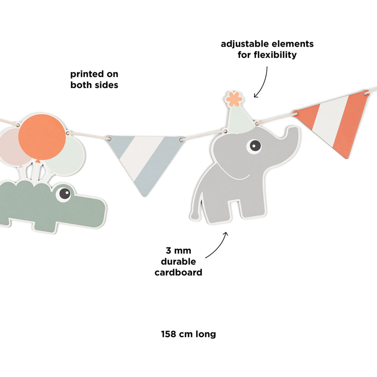 DonebyDeer Farvemix Guirlande Celebration