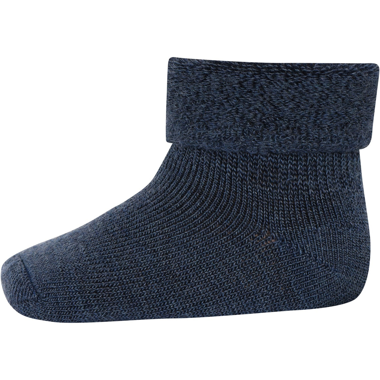 Mp Danmark Dark Denim Melange 722 Wool baby Strømper