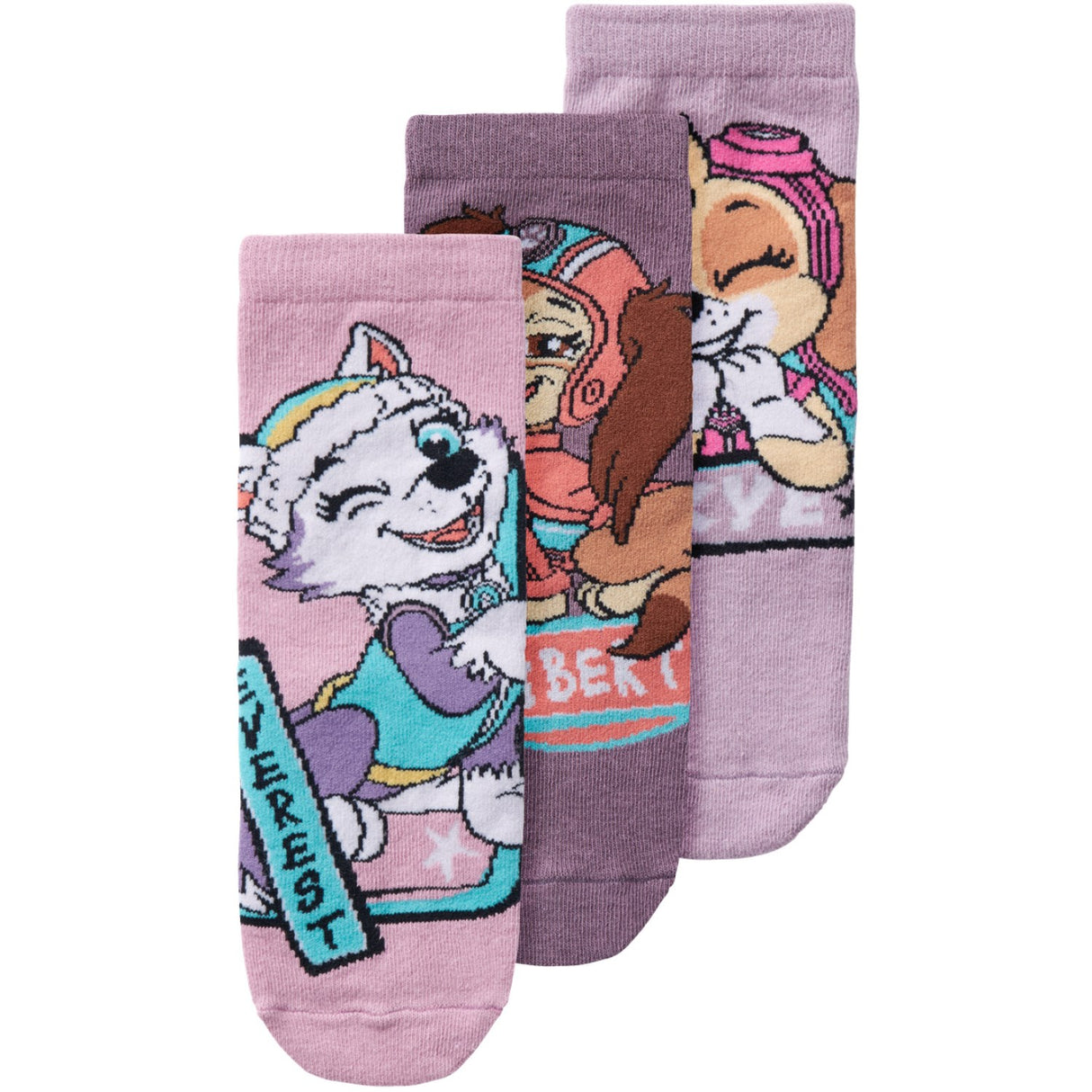 Name It Lavender Mist Nara Paw Patrol 3-Pak Strømper
