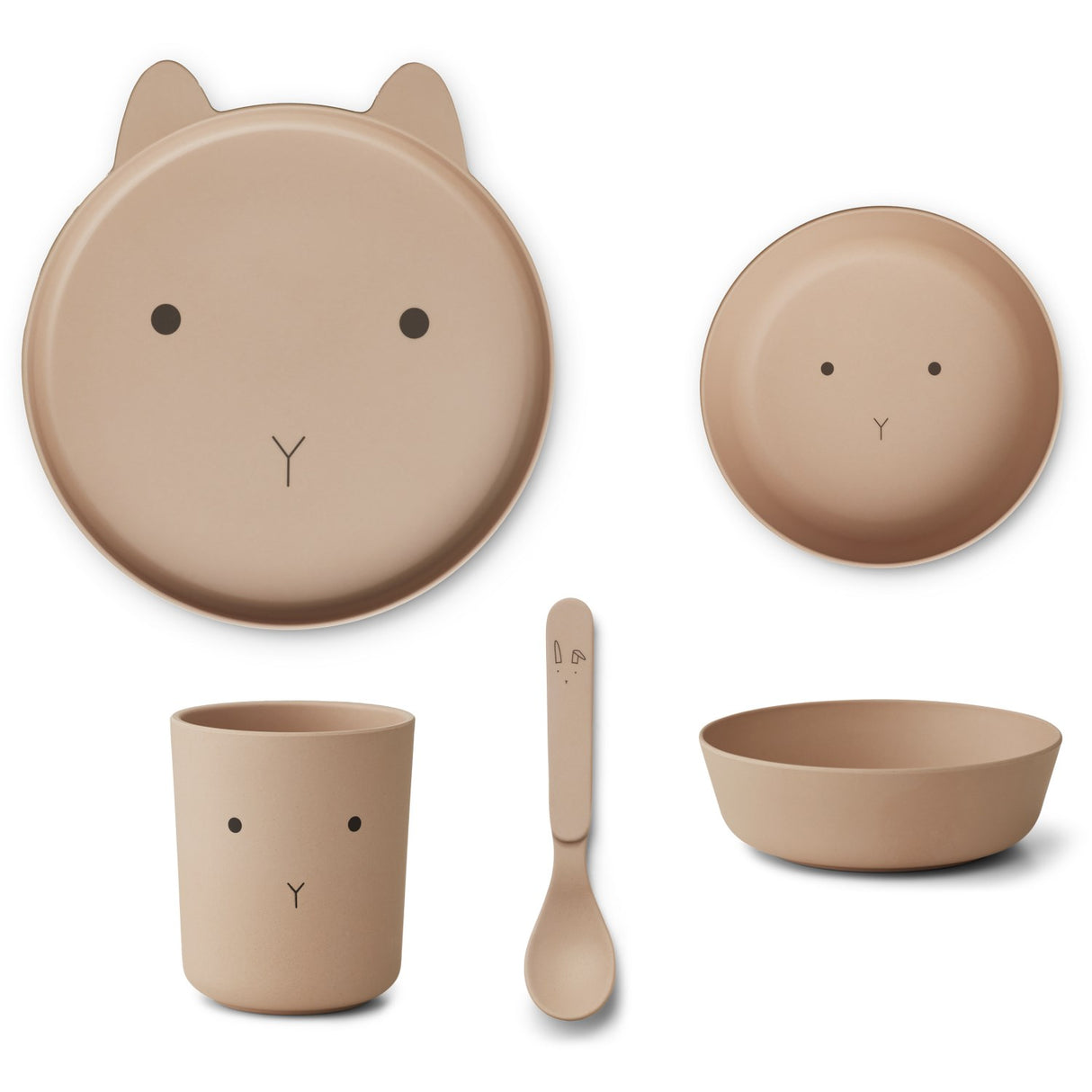 LIEWOOD Rabbit Rose Brody Junior Spisesæt