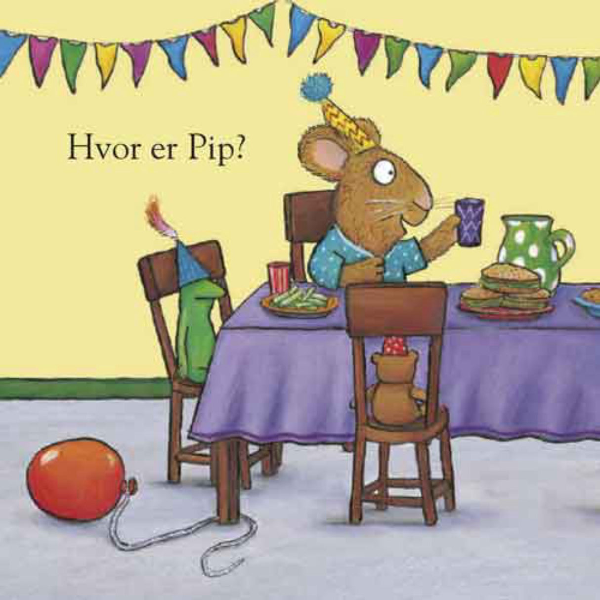 Forlaget Bolden Pip Og Poppy Leger Gemmeleg (Med Filtflapper)