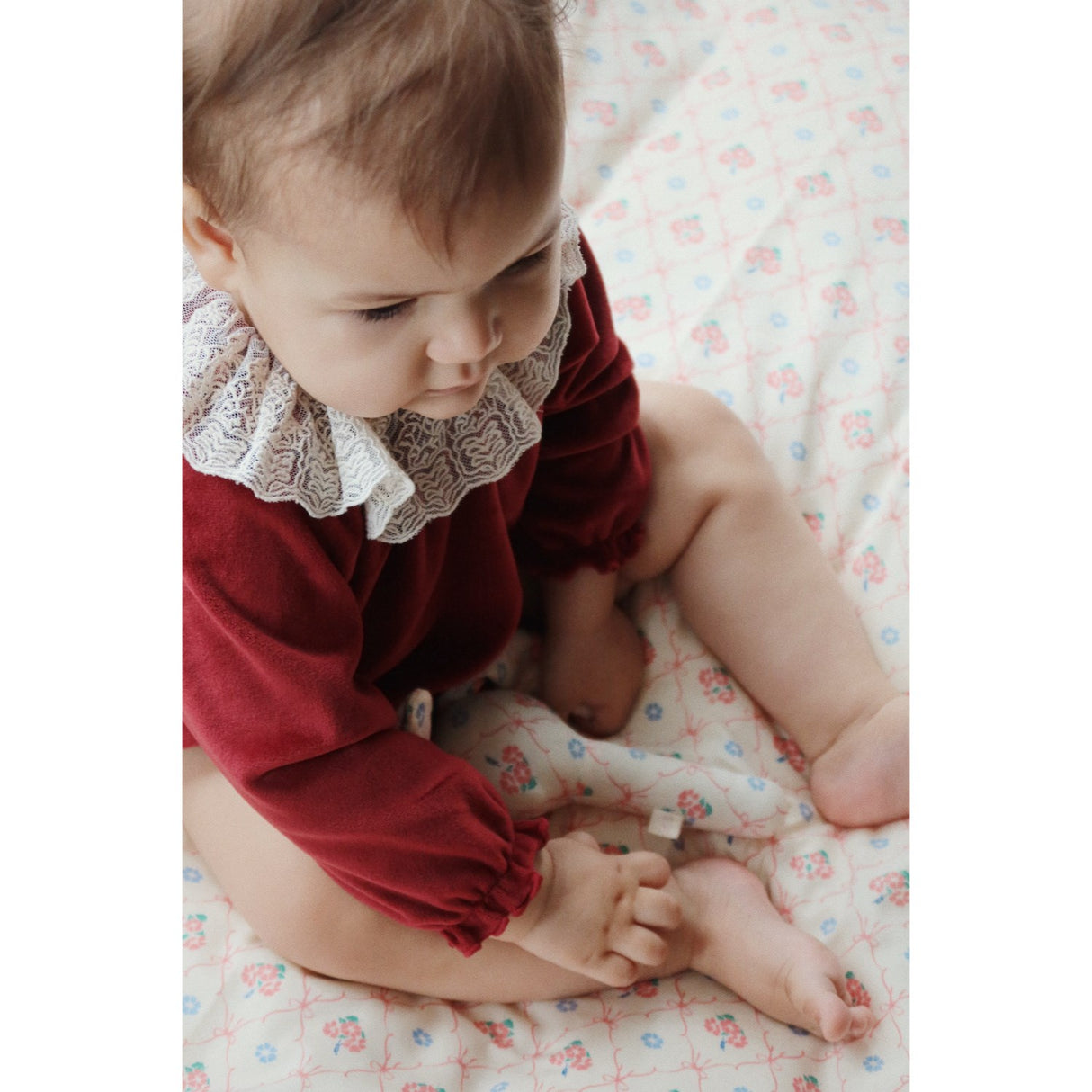 Konges Sløjd Red Dahlia Venola Romper GRS