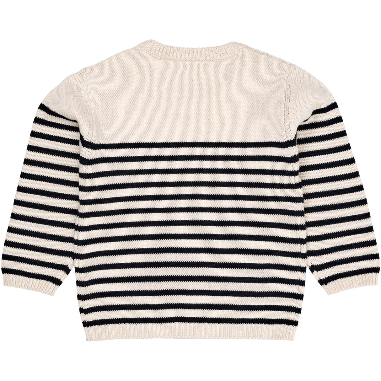 Copenhagen Colors Cream Navy Combi Strikket Striped Sailor Sweater