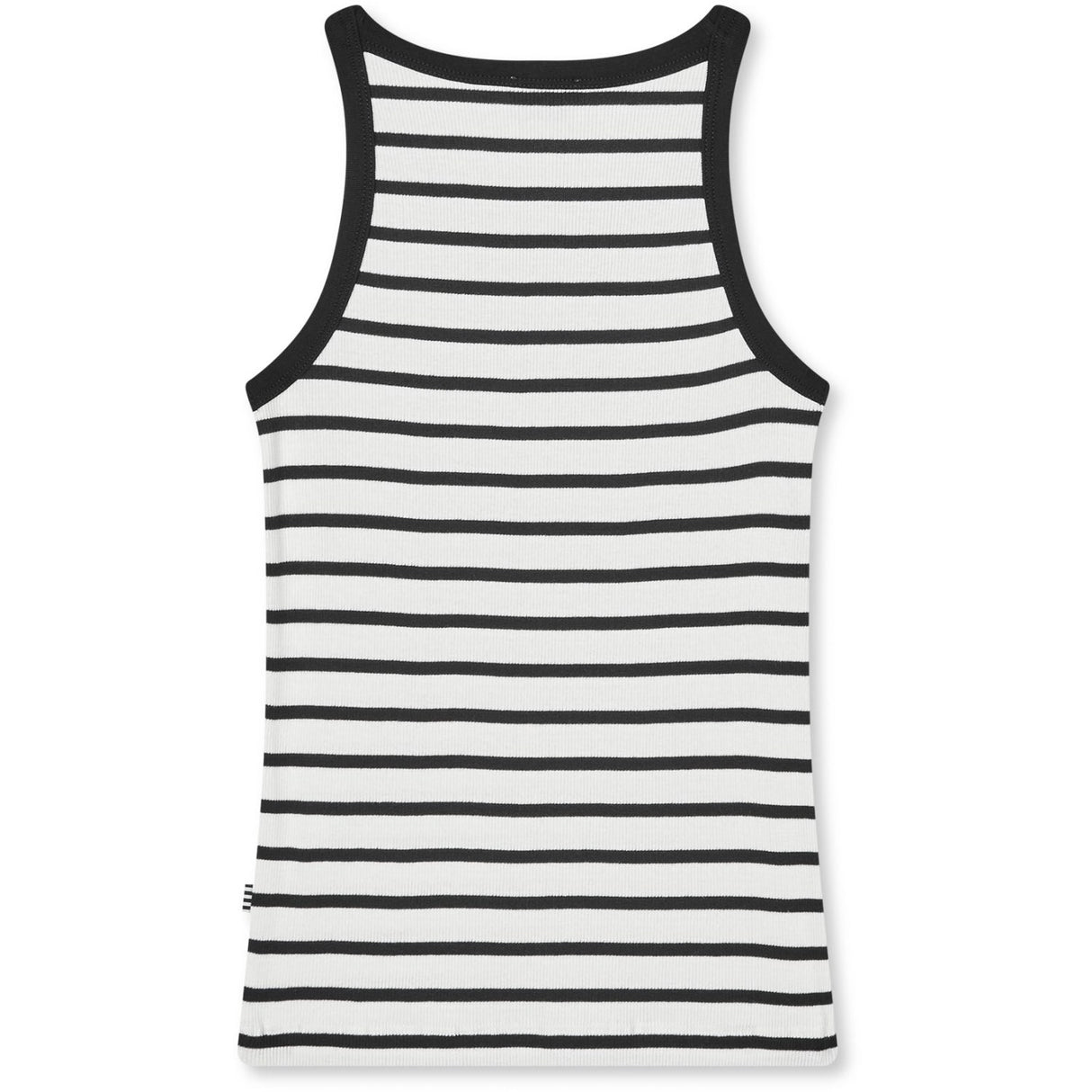 Mads Nørgaard Vanilla Ice/Black 2x2 Cotton Stripe Carinila Top