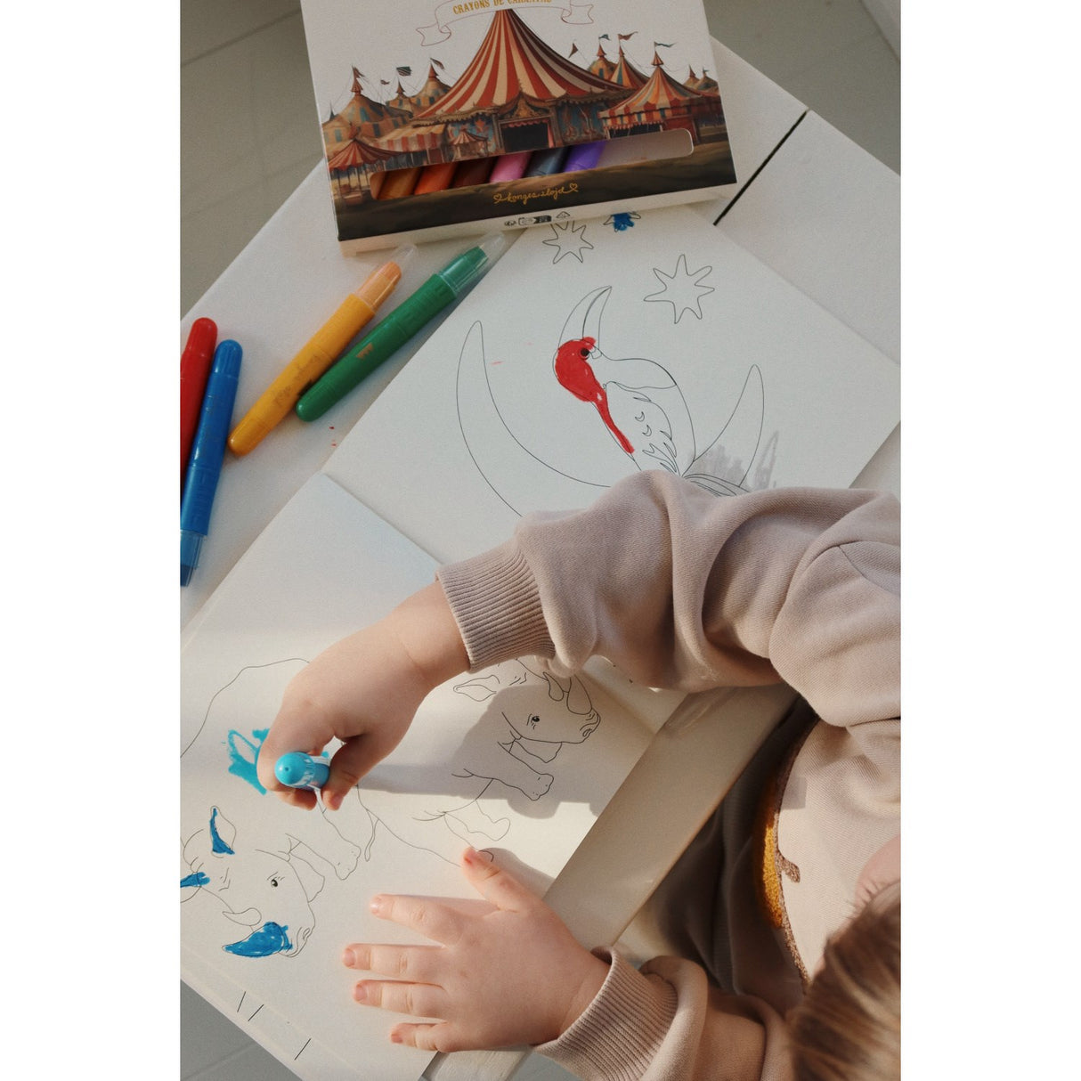 Konges Sløjd Multi Gel Tusser og Tegneblok Fsc