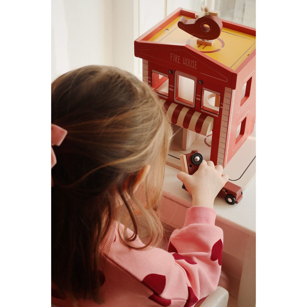 Konges Sløjd Multi Brandstation Træ